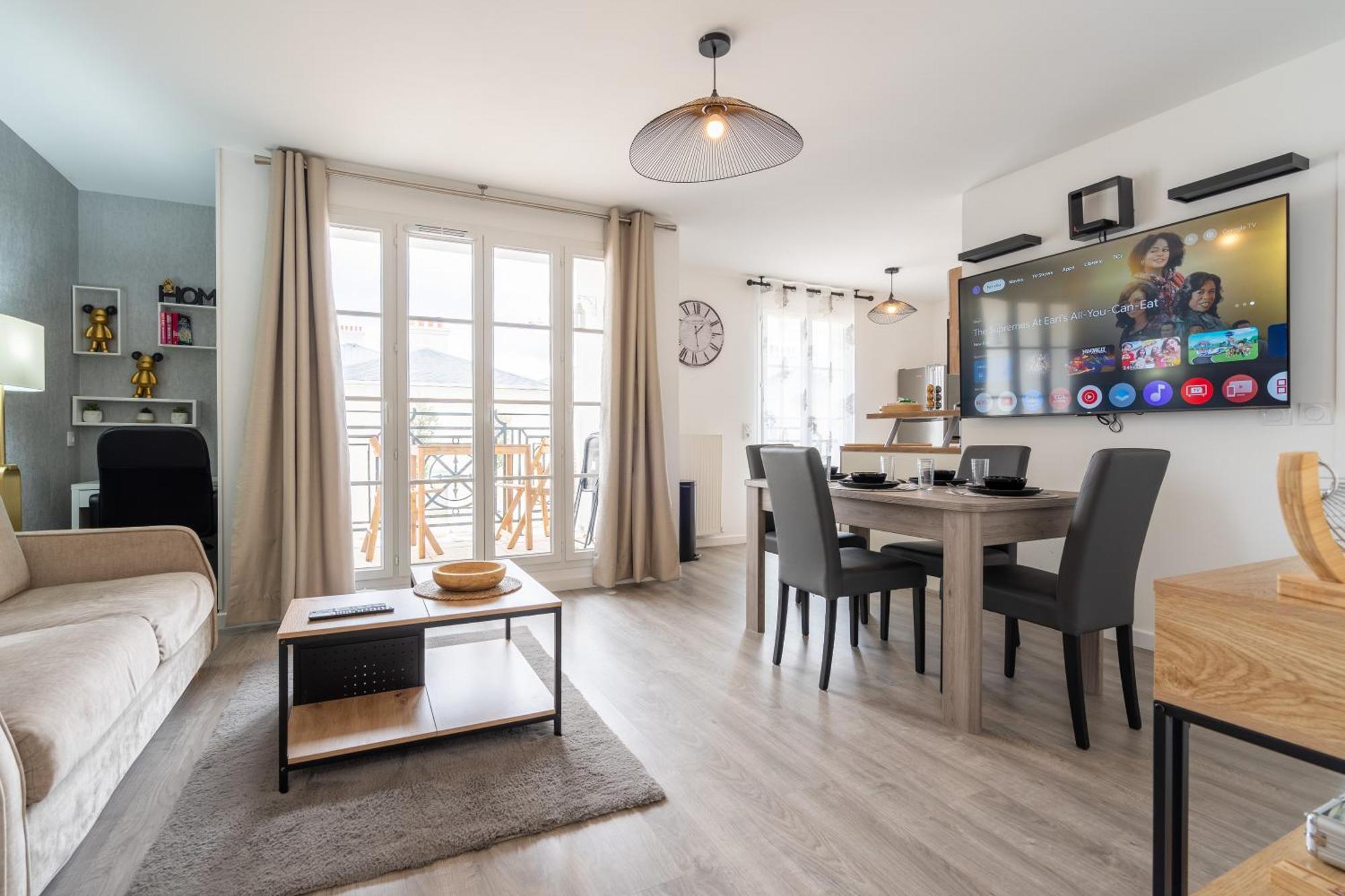 Superbe Appartement Tres Confortable Serris Kültér fotó